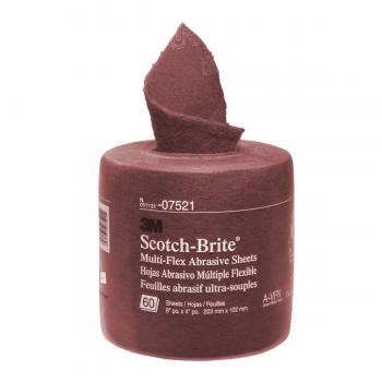 Bùi nhùi cao cấp 3M Scotch Brite Multi-Flex Abrasive Sheet Roll, Very Fine Grade, 8 inch x 4 inch, 07521
