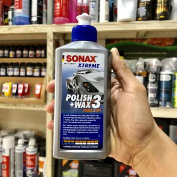 Dung dịch đánh bóng sơn xe, xóa xước sơn Sonax Xtreme Polish Wax 3 250ml 202100