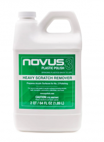 Novus 3 Heavy Scratch Remover 64oz (1.9lit) Xóa xước nặng trên nhựa acrylic mica
