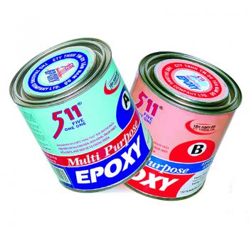 Bộ keo dán đá, nhựa, gỗ, kim loại Epoxy 511 A và B Multi Purpose 675g (AB) Tan Nam Do