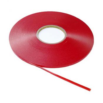 Băng keo 2 mặt 3M VHB 4910 Trong Suốt 6mmx33m (Đỏ)