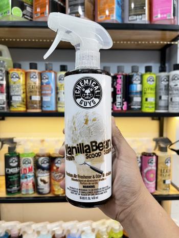 Xịt khử mùi hương Vani Pháp Chemical Guys French Vanilla Air Freshener 16oz