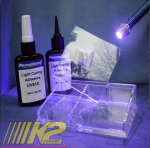Keo UV dán kính, kim loại, mica siêu nhanh khô, độ bám dính cao Permabond UV620 50ml
