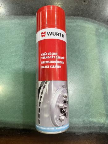 Chai xịt vệ sinh thắng xe Wurth Brake Cleaner 500ml