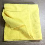 Khăn lau xe sợi Microfiber mềm và hút nước Alclean 40cmx40cm (vàng)