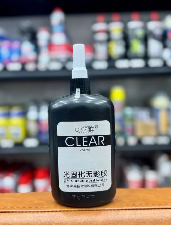 Keo UV dán Kính, Thép, Mica trong suốt cao cấp keo sệt và nhanh khô BySun BB010 250ml 