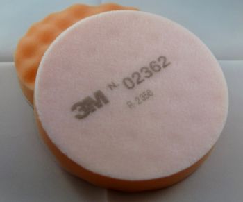 Phớt xốp đánh bóng bước 2 3M Buffing Pad - Orange Foam 02362 5in 12.5cm cam