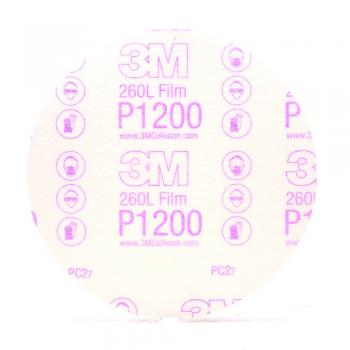 Nhám đĩa cao cấp hoàn thiện bề mặt 3M Gold Finishing Film Disc 00968 P1200 6in hộp 100 tờ